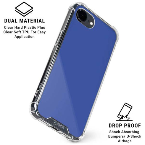 Blue iPhone 16e Clear Case