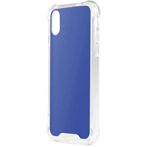 Blue iPhone XS Clear Case
