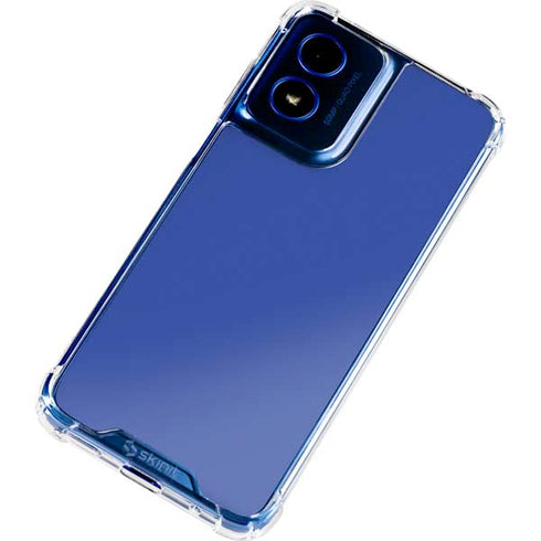 Blue Moto G Play 4G (2024) Clear Case