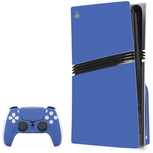 Blue PS5 Pro Disk Bundle Skin