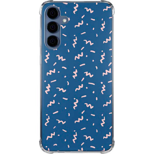 Blue Spring Galaxy A55 5G Clear Case