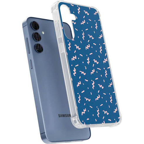 Blue Spring Galaxy A55 5G Clear Case