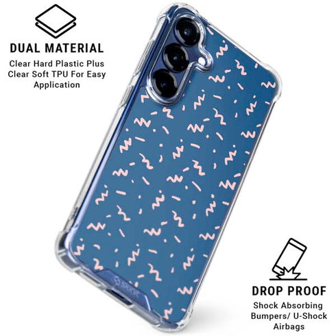 Blue Spring Galaxy S25 Plus Clear Case