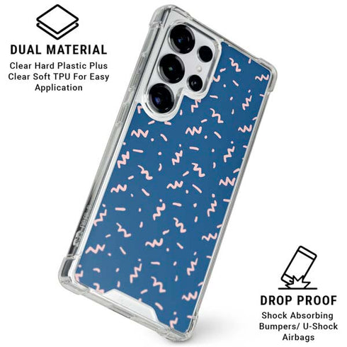 Blue Spring Galaxy S25 Ultra Clear Case