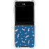 Blue Spring Galaxy Z Flip6 Clear Case