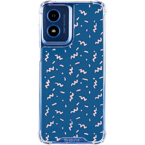 Blue Spring Moto G Play 4G (2024) Clear Case