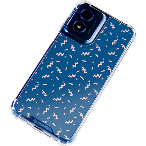 Blue Spring Moto G Play 4G (2024) Clear Case