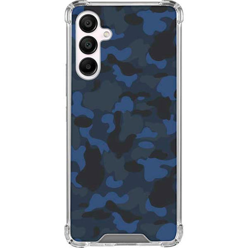 Blue Street Camo Galaxy A16 5G Clear Case