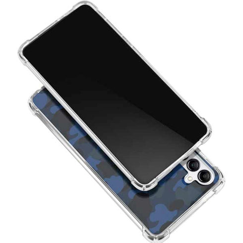 Blue Street Camo Galaxy A16 5G Clear Case