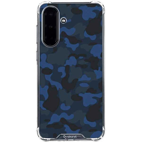 Blue Street Camo Galaxy A36 5G Clear Case