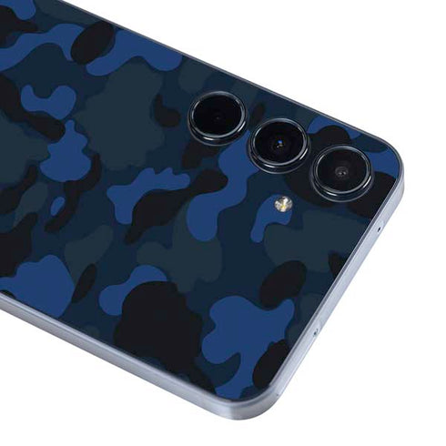 Blue Street Camo Galaxy A55 5G Skin