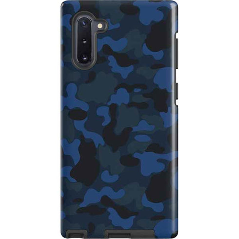 Blue Street Camo Galaxy Cases