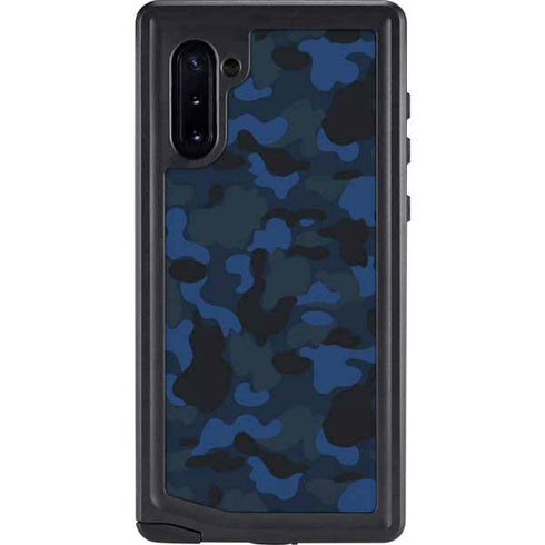 Blue Street Camo Galaxy Cases