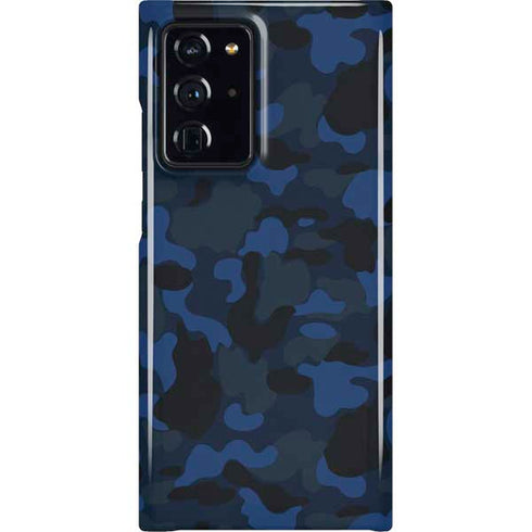 Blue Street Camo Galaxy Cases