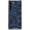 Blue Street Camo Galaxy S24 FE Clear Case
