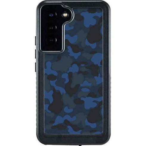 Blue Street Camo Galaxy S24 Plus Waterproof Case