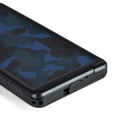 Blue Street Camo Galaxy S24 Ultra Waterproof Case