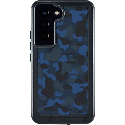 Blue Street Camo Galaxy S24 Waterproof Case