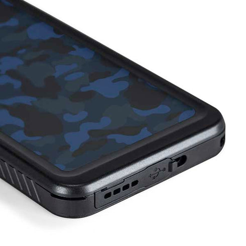 Blue Street Camo Galaxy S24 Waterproof Case