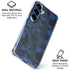 Blue Street Camo Galaxy S25 Plus Clear Case