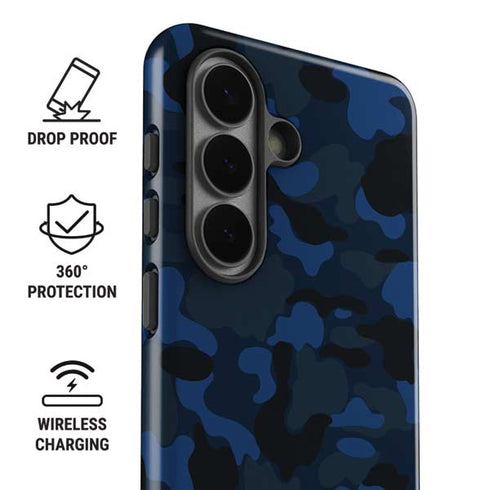 Blue Street Camo Galaxy S26 Impact Case