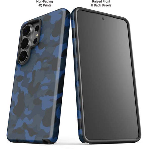 Blue Street Camo Galaxy S26 Ultra Impact Case