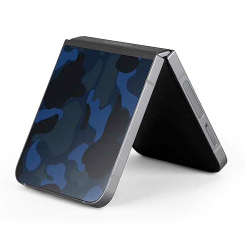 Blue Street Camo Galaxy Z Flip6 Skin