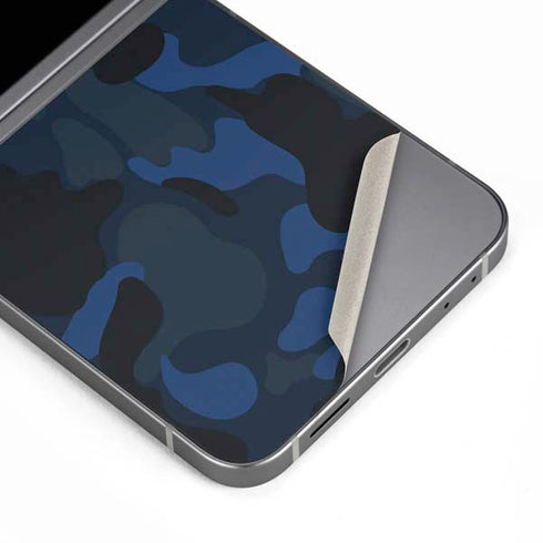 Blue Street Camo Galaxy Z Flip6 Skin