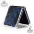Blue Street Camo Galaxy Z Flip6 Clear Case