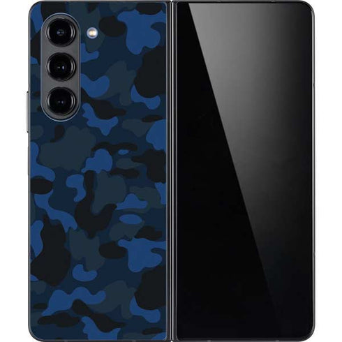 Blue Street Camo Galaxy Z Fold5 5G Skin