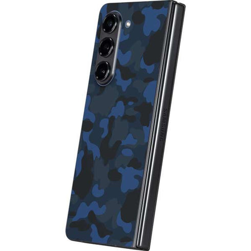 Blue Street Camo Galaxy Z Fold5 5G Skin