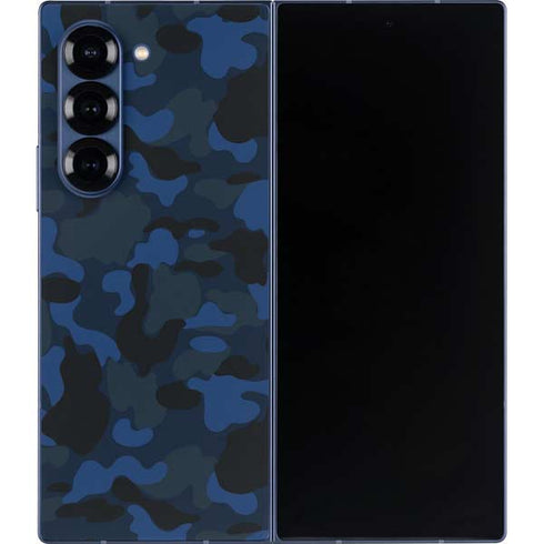 Blue Street Camo Galaxy Z Fold6 Skin