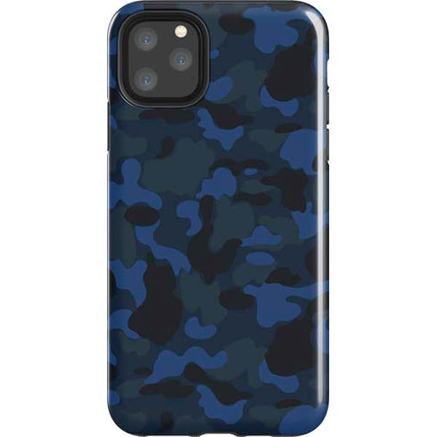 Blue Street Camo iPhone Cases