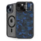 Blue Street Camo iPhone 14 Kickstand Case
