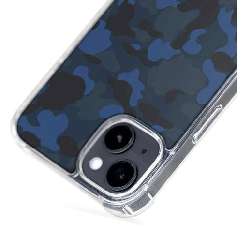 Blue Street Camo iPhone 14 MagSafe Case