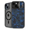 Blue Street Camo iPhone 14 Plus Kickstand Case
