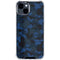 Blue Street Camo iPhone 15 Clear Case