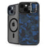 Blue Street Camo iPhone 15 Plus Kickstand Case