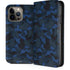 Blue Street Camo iPhone 15 Pro Max Folio Case