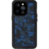 Blue Street Camo iPhone 15 Pro Waterproof Case