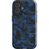 Blue Street Camo iPhone 16 Plus Impact Case