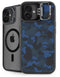 Blue Street Camo iPhone 16 Plus Kickstand Case
