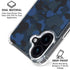 Blue Street Camo iPhone 16 Plus MagSafe Case