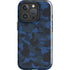 Blue Street Camo iPhone 16 Pro Impact Case