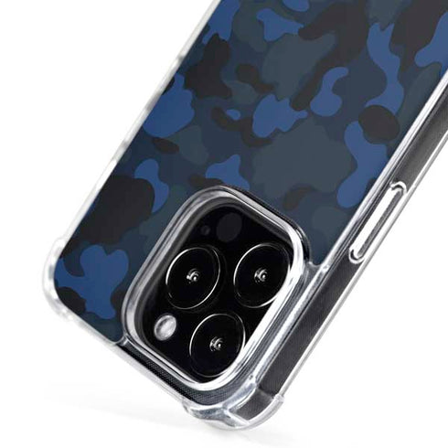Blue Street Camo iPhone 16 Pro MagSafe Case