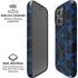 Blue Street Camo iPhone 16 Pro Magsafe Impact Case