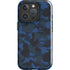 Blue Street Camo iPhone 16 Pro Max Impact Case