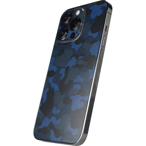 Blue Street Camo iPhone 16 Pro Max Skin