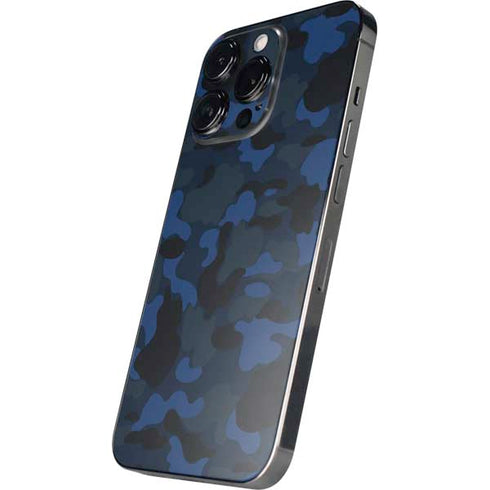 Blue Street Camo iPhone 16 Pro Skin