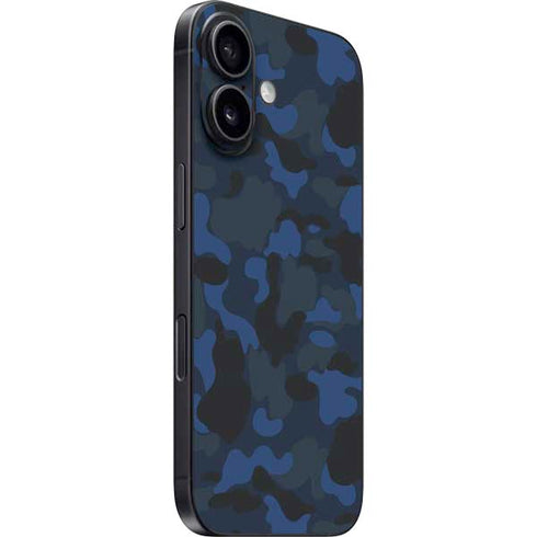 Blue Street Camo iPhone 16 Skin